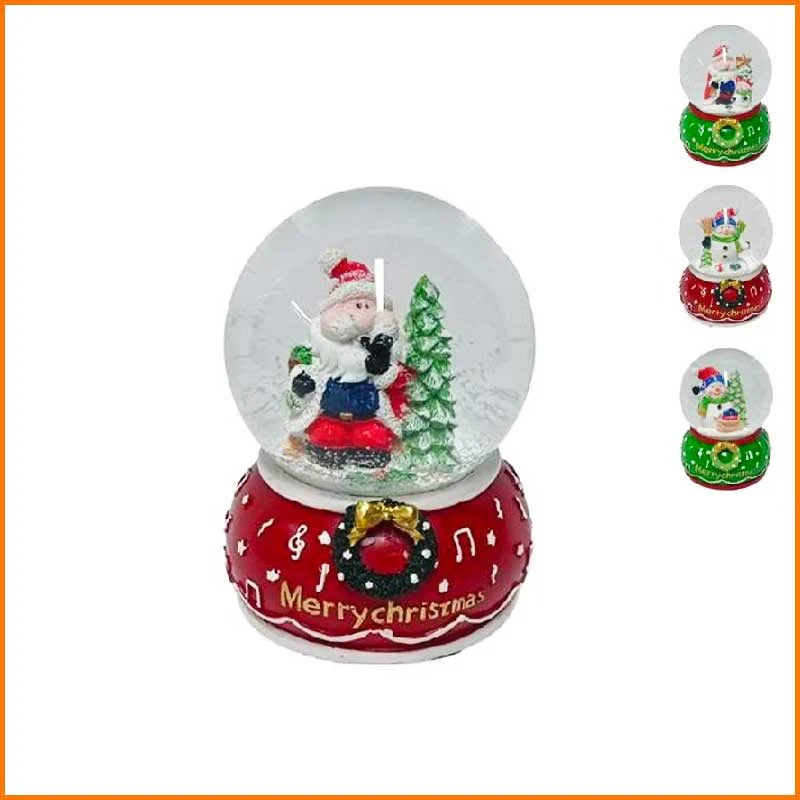 2S AMPOLLA CON CARILLON C/ BABBO NATAL A