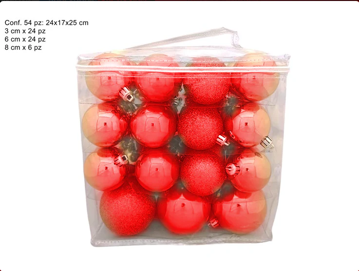 2S PALLE 54 PZ MISURE ASS ROSSE PVC