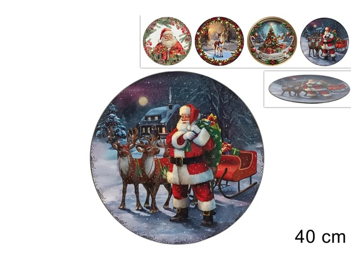 2S SOTTOPIATTO DECORO NAT ASS 40 CM