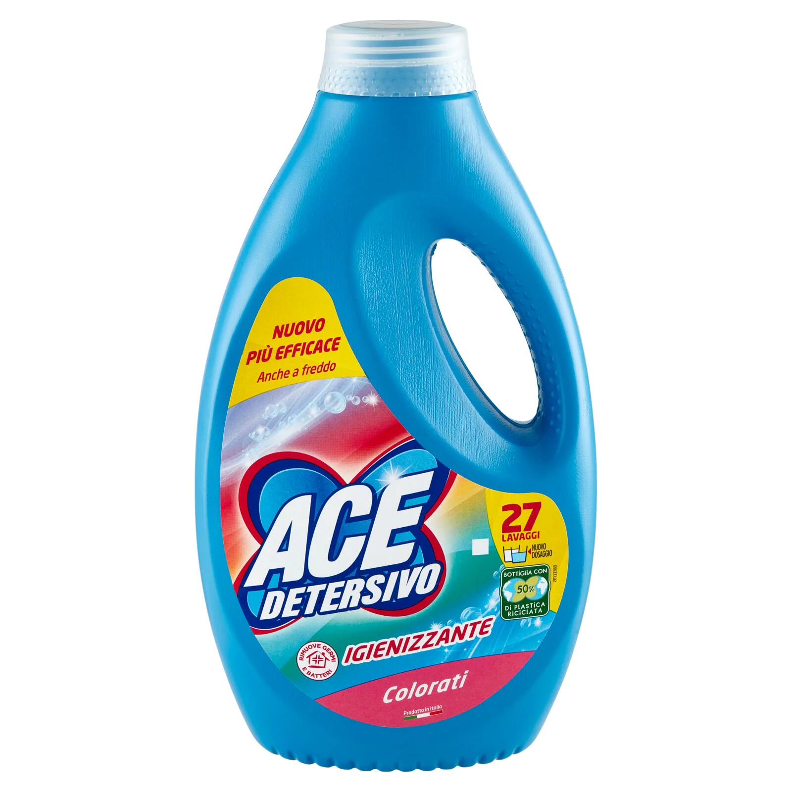 Ace Detersivo Igienizzante Colorati 27 Lavaggi 1350 ml - Image 2