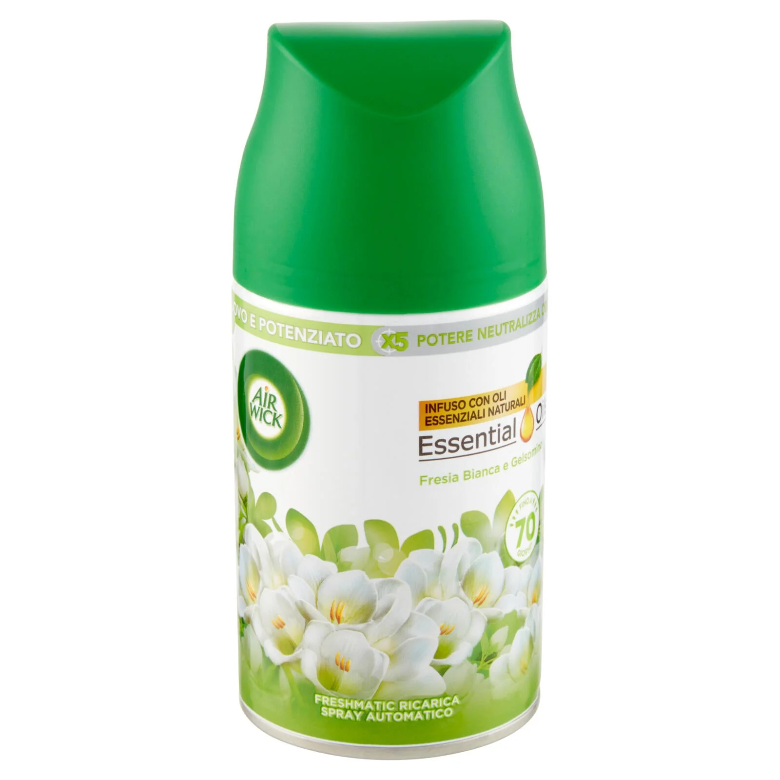 Air Wick Freshmatic Ricarica Fresia Bianca e Gelsomino Profumatore per ambiente 250 ml - Image 2