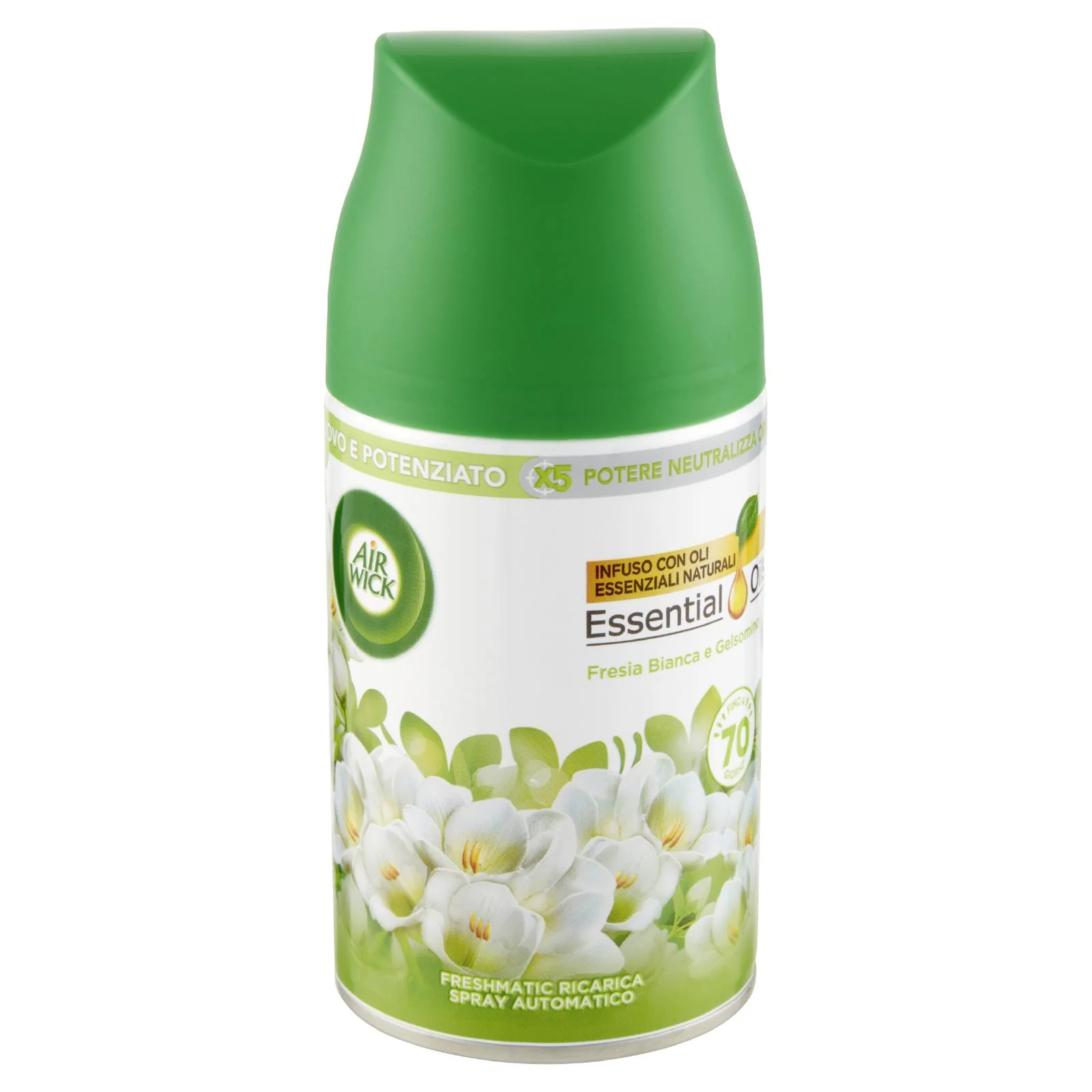 Air Wick Freshmatic Ricarica Fresia Bianca e Gelsomino Profumatore per ambiente 250 ml - Image 3