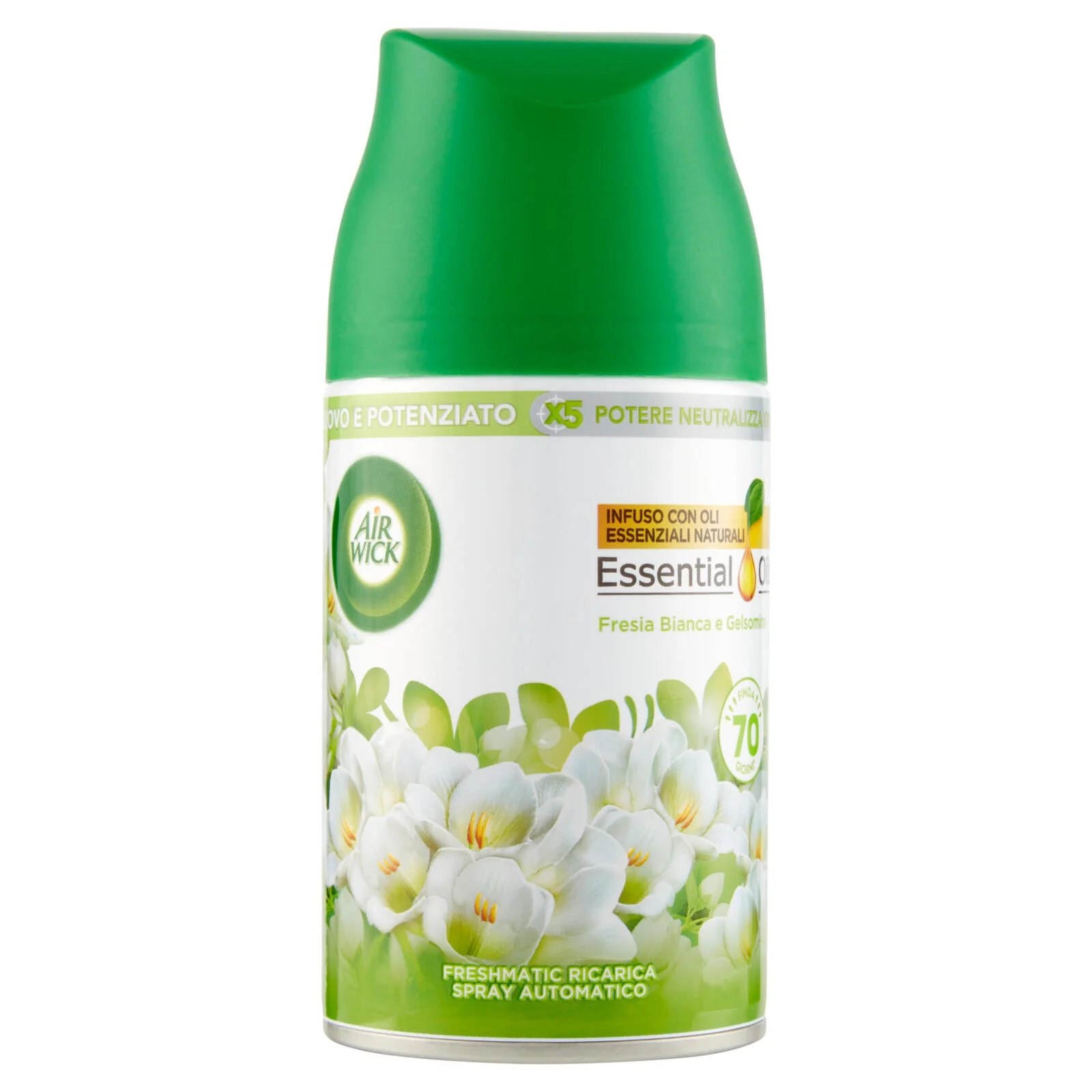 Air Wick Freshmatic Ricarica Fresia Bianca e Gelsomino Profumatore per ambiente 250 ml - Image 4