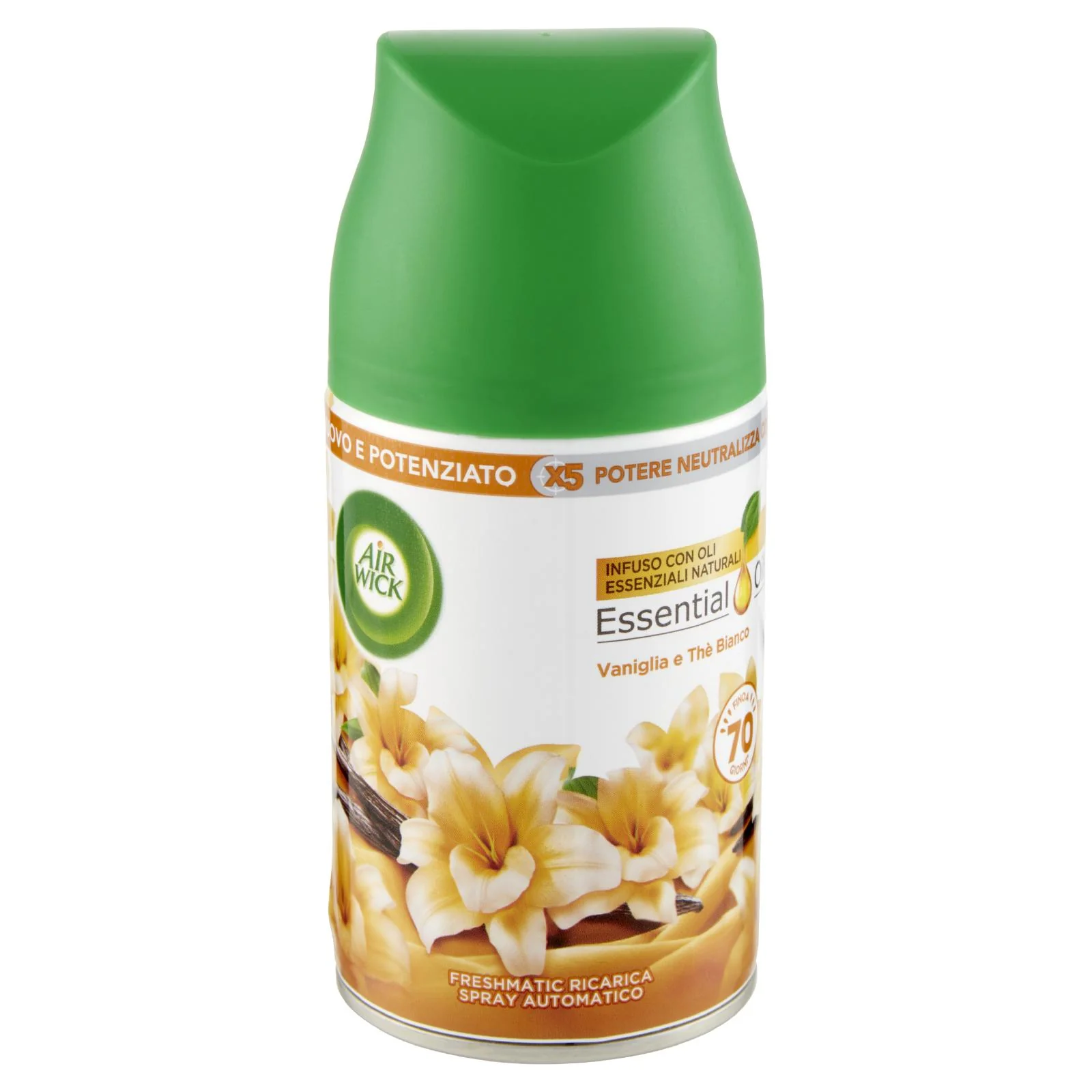 Air Wick Freshmatic Ricarica Vaniglia e Thè Bianco Profumatore per ambiente 250 ml - Image 3