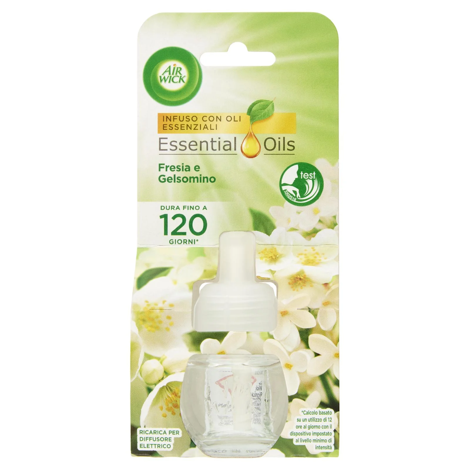 Air Wick Profumatore per Ambienti Fresia e Gelsomino Ricarica 19 ml
