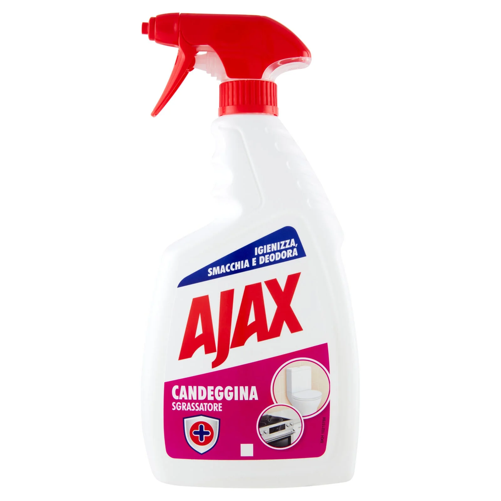 Ajax detersivo Spray con candeggina igienizzante, 675 ml