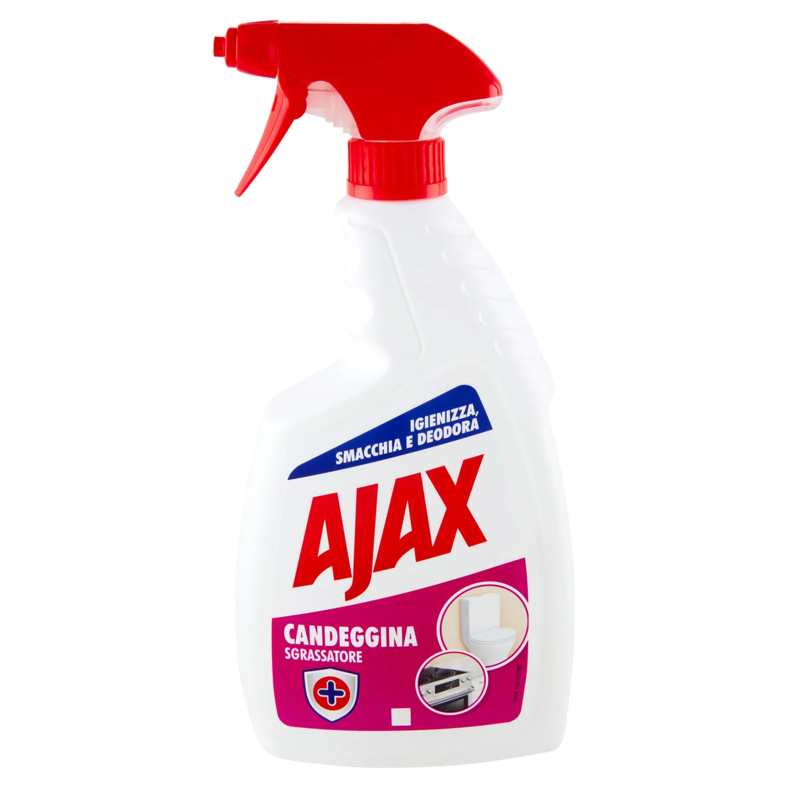 Ajax detersivo Spray con candeggina igienizzante, 675 ml - Image 2