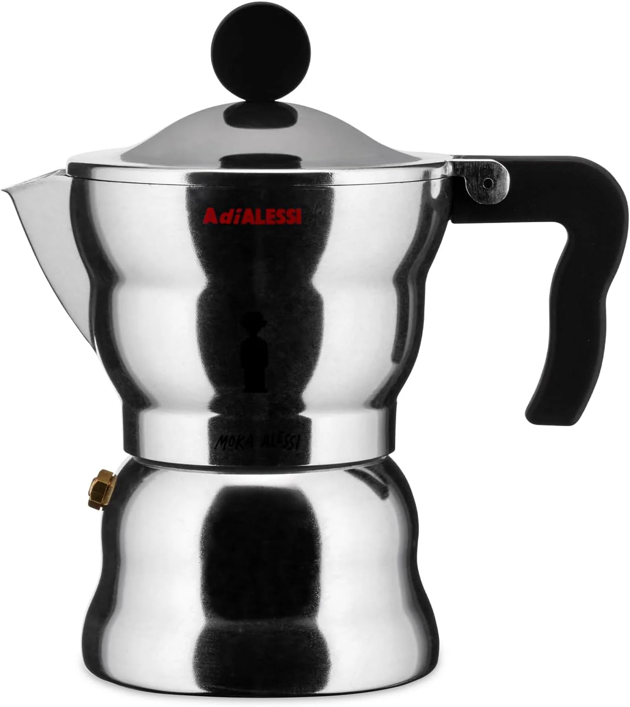 ALESSI CAFFETTIERA IN ALLUMINIO 6 TAZZE