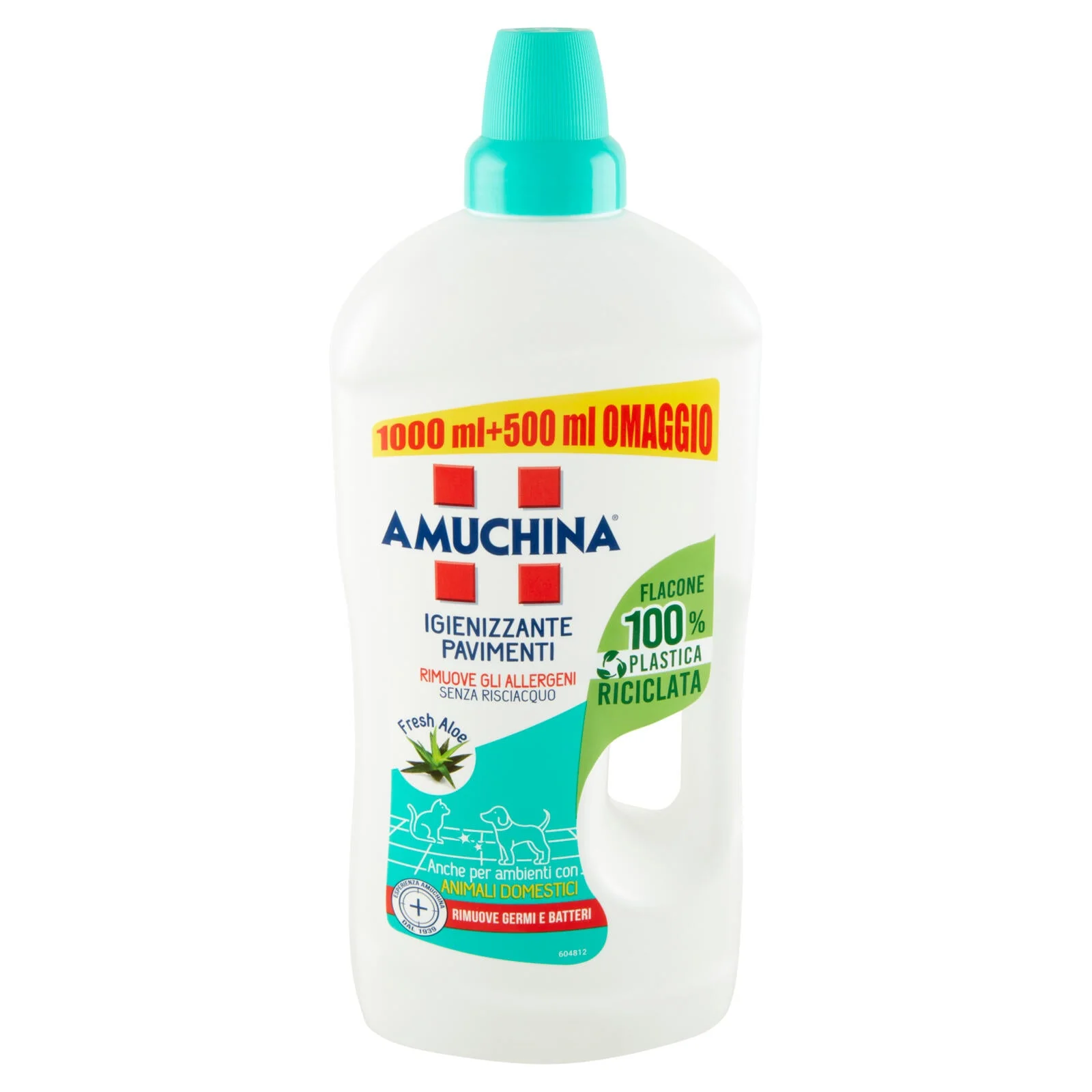Amuchina Igienizzante Pavimenti Fresh Aloe 1000 + 500 ml - Image 2