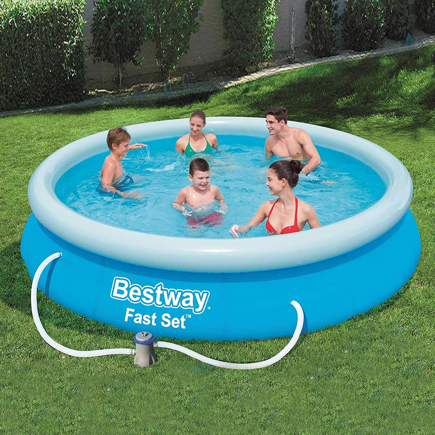 Bestway 57274 Set Piscina Gonfiabile Fast Set Rotonda da 366x76 cm - Image 2