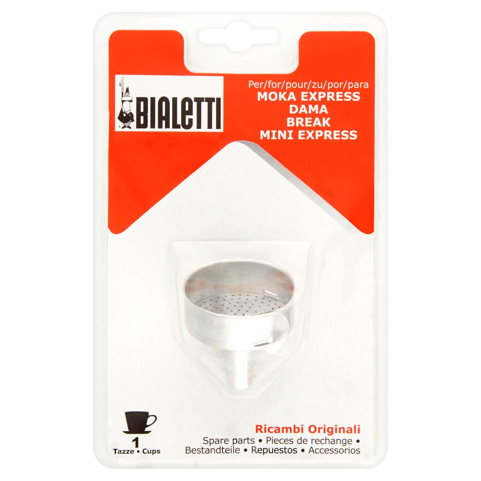 Bialetti Filtro ad imbuto n°1 1 tazza