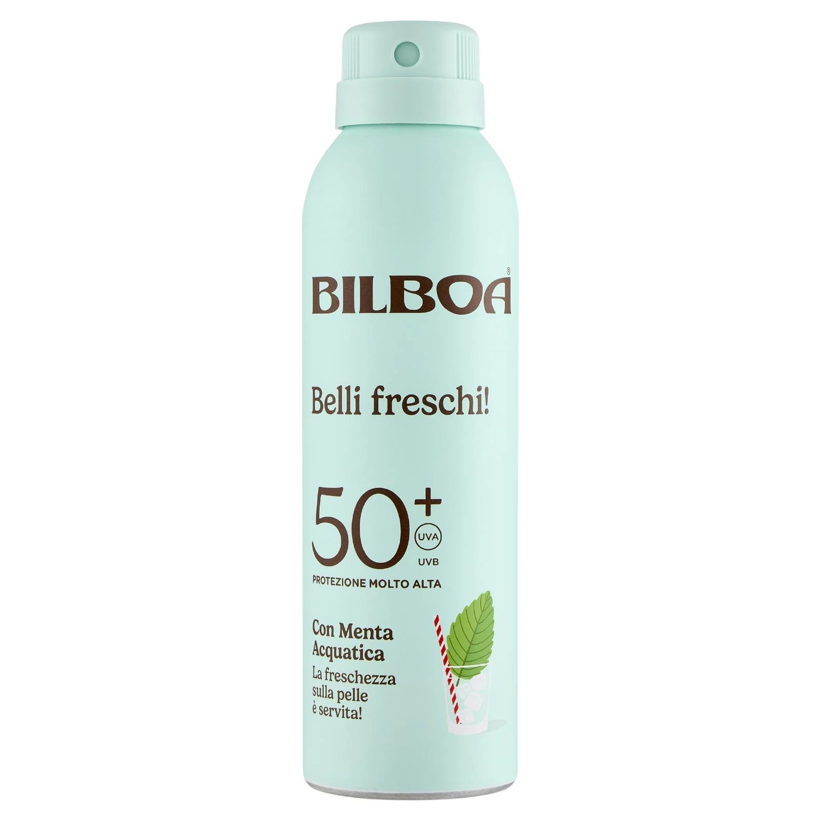 Bilboa Belli freschi! 50+ Protezione Molto Alta con Menta Acquatica 150 ml