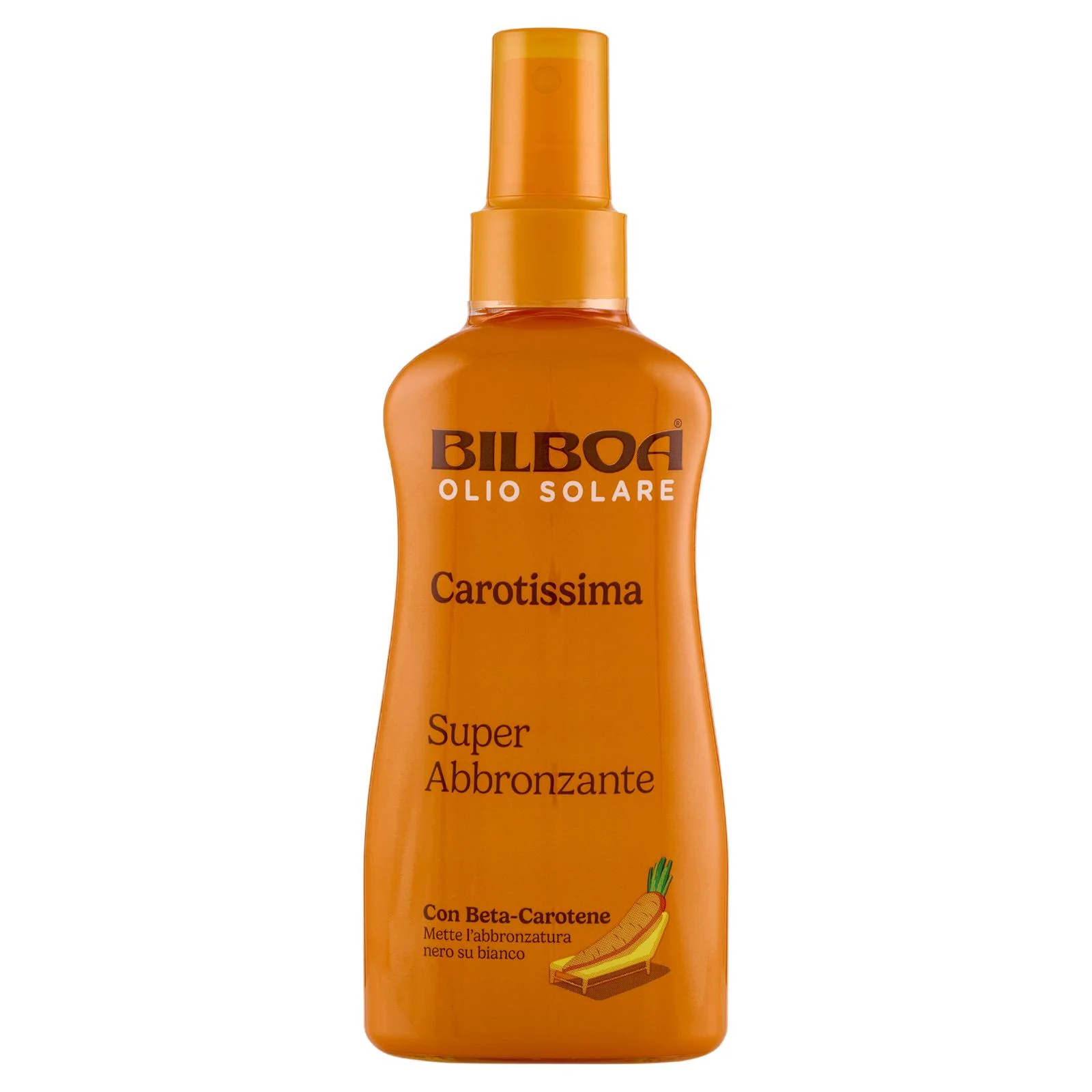 Bilboa Carotissima Olio Solare Super Abbronzante con Beta-Carotene 200 ml