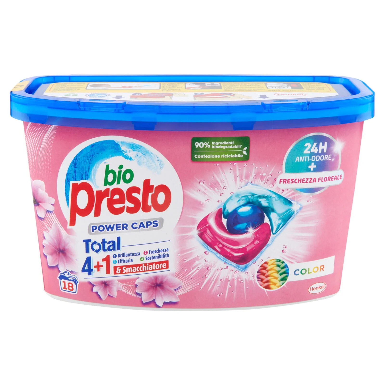 BIO PRESTO Power Caps Color 18 Lavaggi 18 x 12 g - Image 3