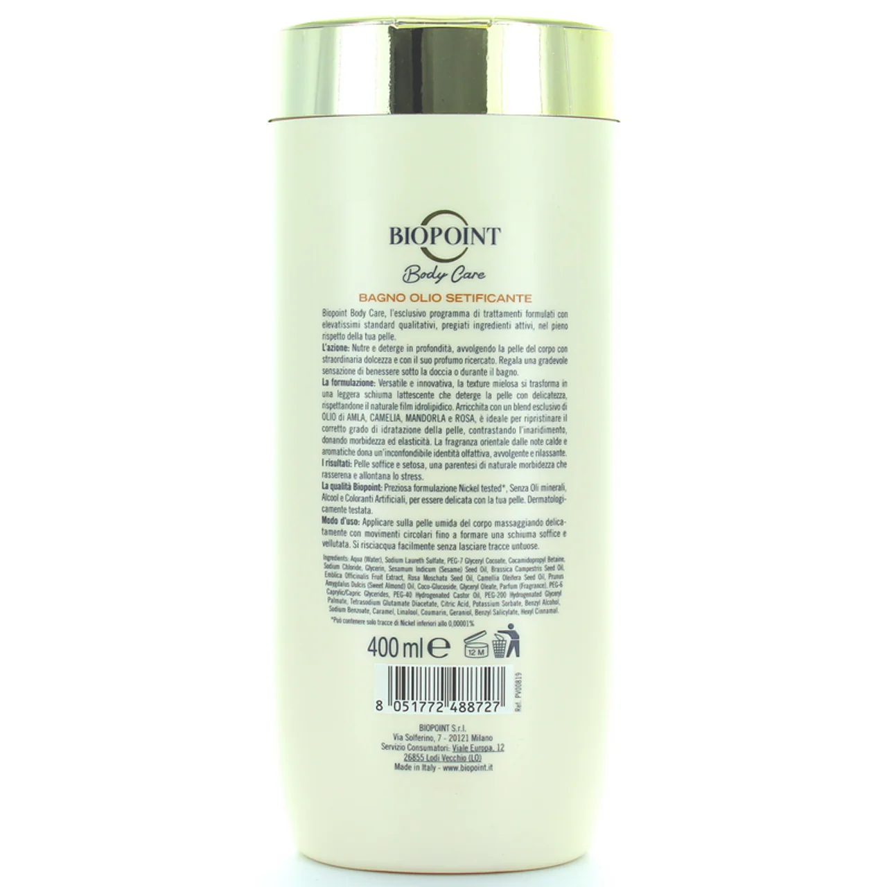 BIOPOINT - Olio Elisir Nutriente e Detergente per il Corpo - 400 ml - Image 2