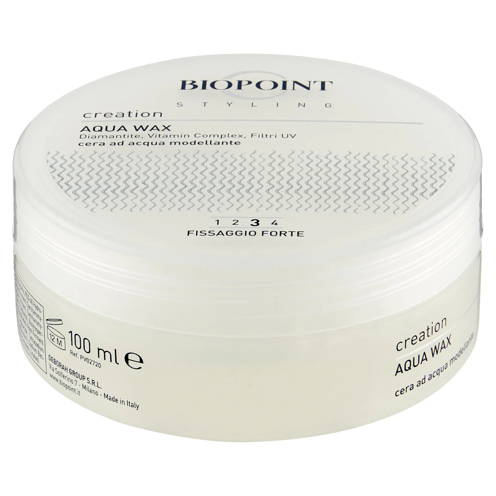 Biopoint Styling creation Aqua Wax Fissaggio Forte 100 ml - Image 2