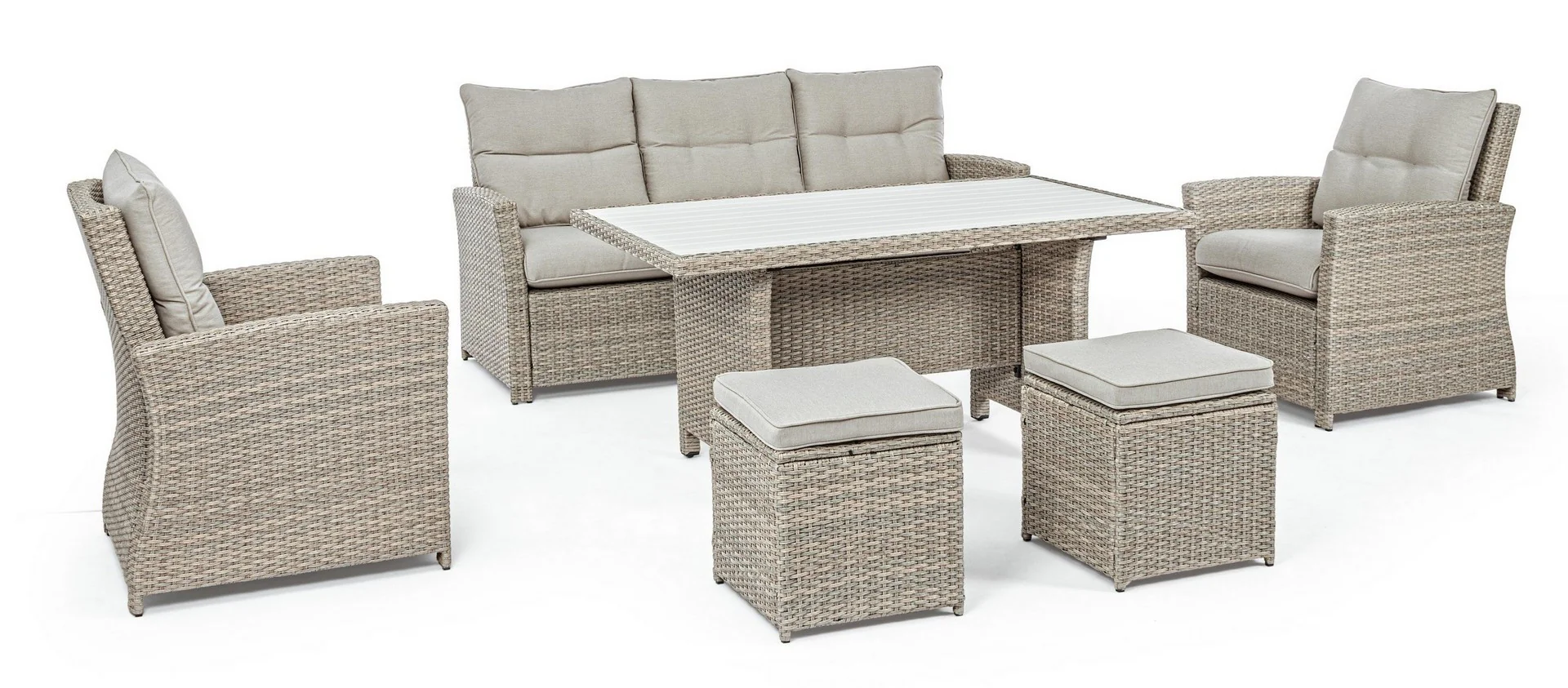 Bizzotto set 6Pz Salotto C/C Ariel Natural Ordinabile Telefonicamente