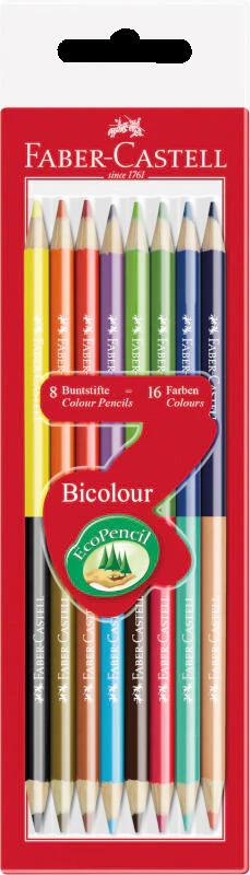 BL.MATITA FABER 8PZ BICOLORE