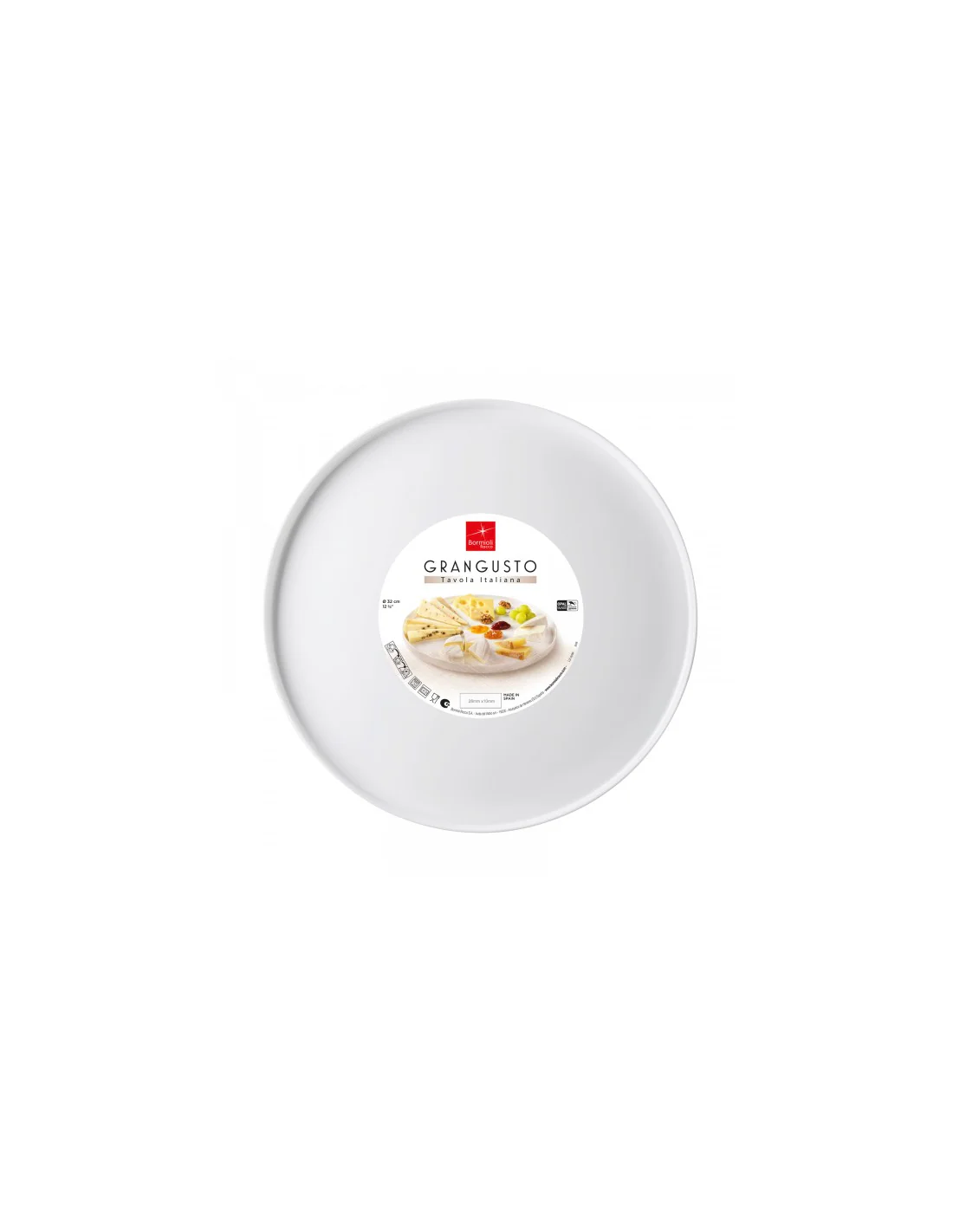 Bormioli Rocco - Grangusto Piatto Alta Cucina 32cm - Ø320mm