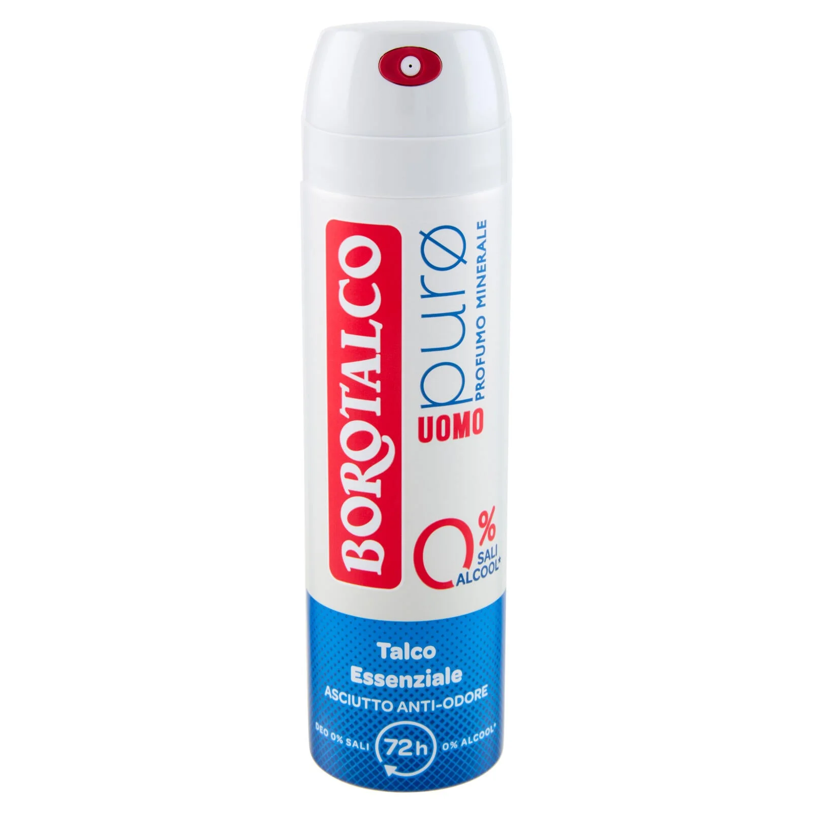 Borotalco purø Uomo Profumo di Minerale Deo 0% Sali 150 ml - Image 2