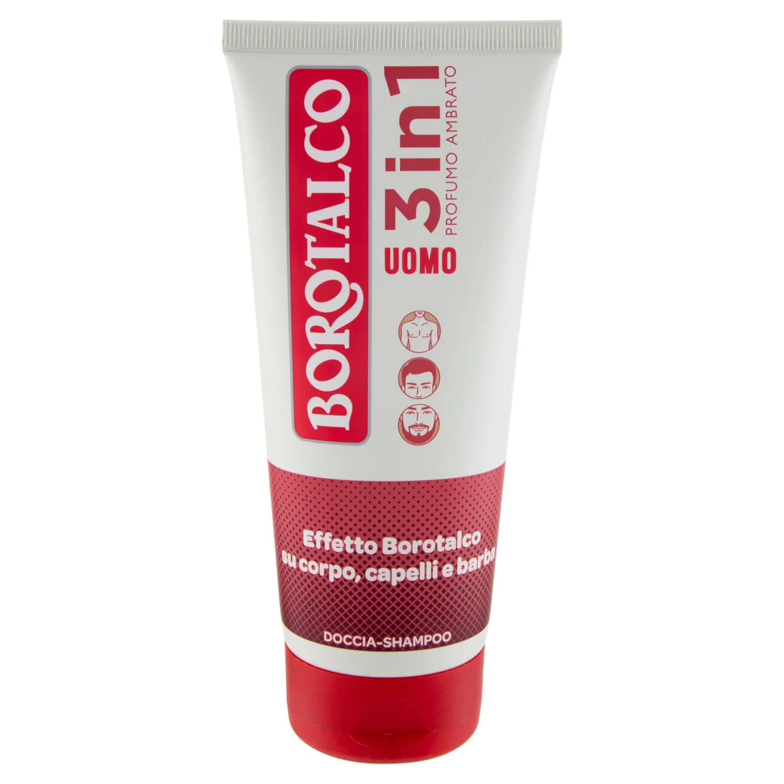 Borotalco Uomo 3in1 Profumo Ambrato Doccia-Shampoo 200 ml - Image 2