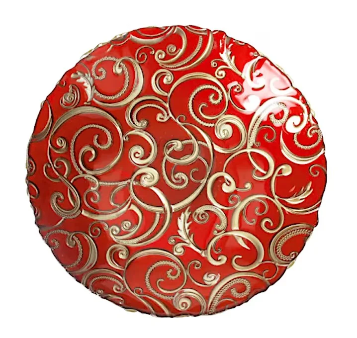 BRAN CIOTOLA FILO D'ORO ROSSO CM 40