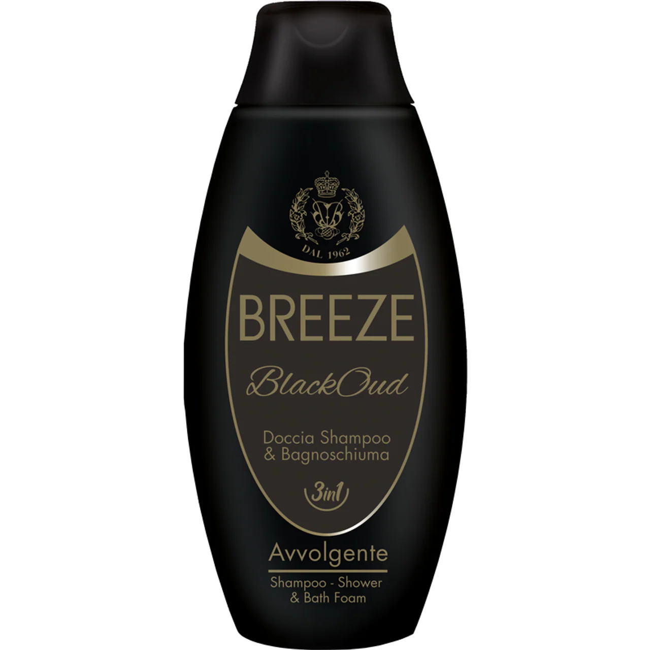 BREEZE - Shampodoccia e Bagnoschiuma Black Oud Avvolgente - 400 ml - Image 2
