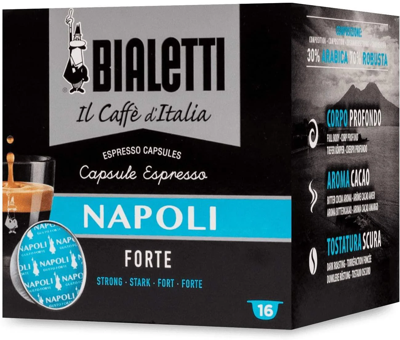 Bialetti Caffè d'Italia Espresso Bar Napoli 16 Capsule 112 g - Image 5