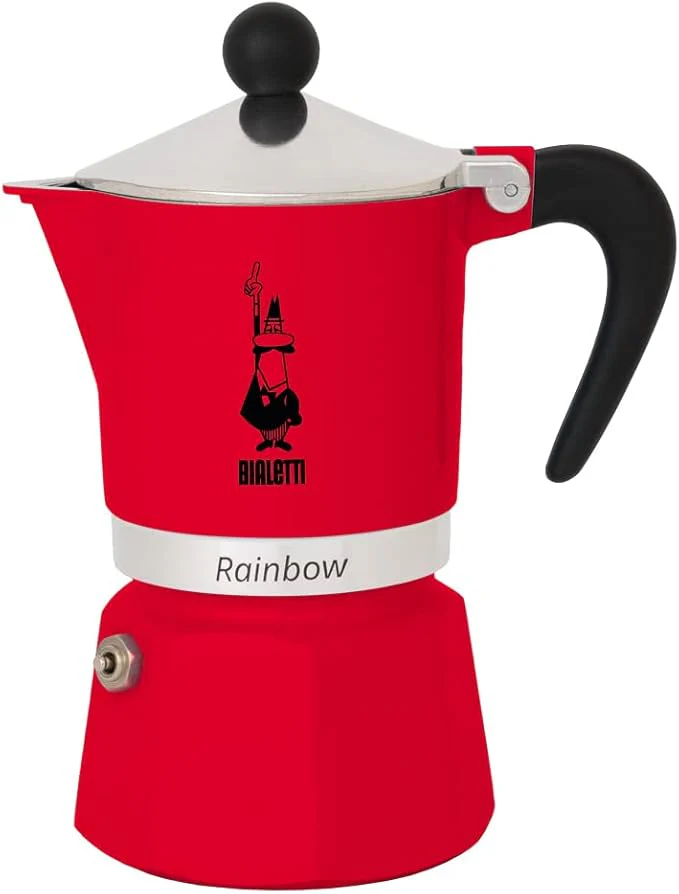 CAFFETTIERA BIALETTI RAINBOW - 3 Tazze - colori assortiti
