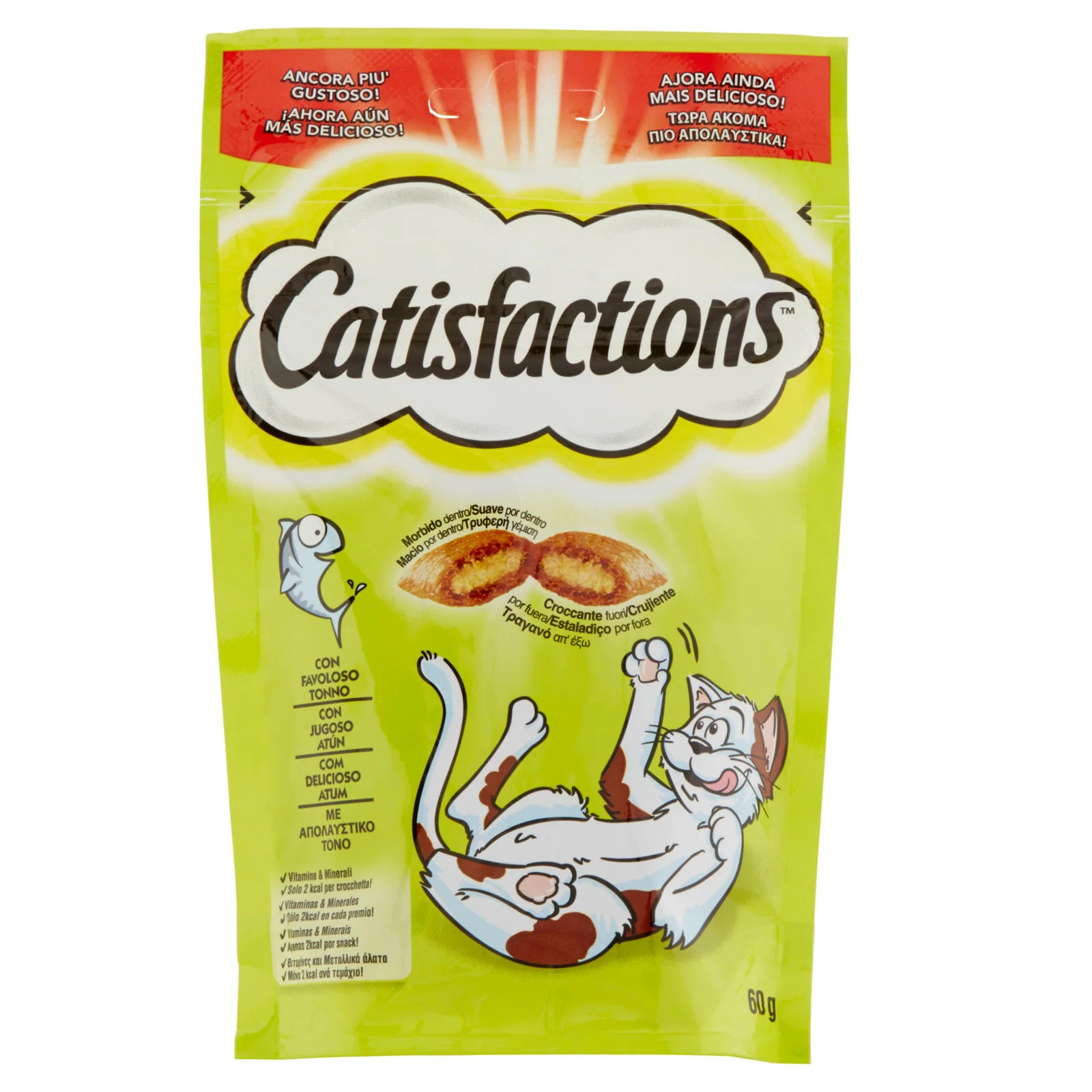 Catisfactions Snack Gatto con Favoloso Tonno 60 g