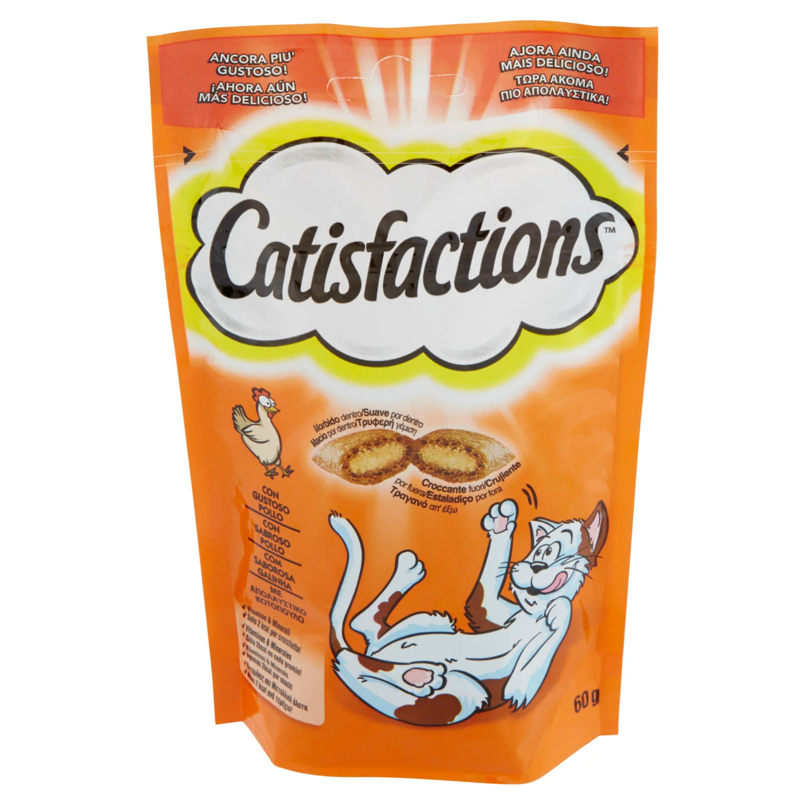 Catisfactions Snack Gatto con Gustoso Pollo 60 g - Image 2
