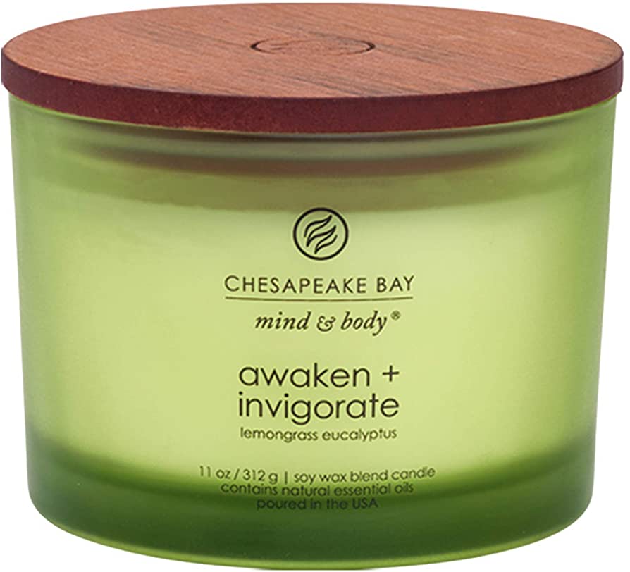 Chesapeake Bay - Candela a 3 Stoppini Awaken & Invigorate (Lemongrass Eucalyptus)