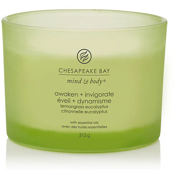 Chesapeake Bay - Candela a 3 Stoppini Awaken & Invigorate (Lemongrass Eucalyptus) - Image 2