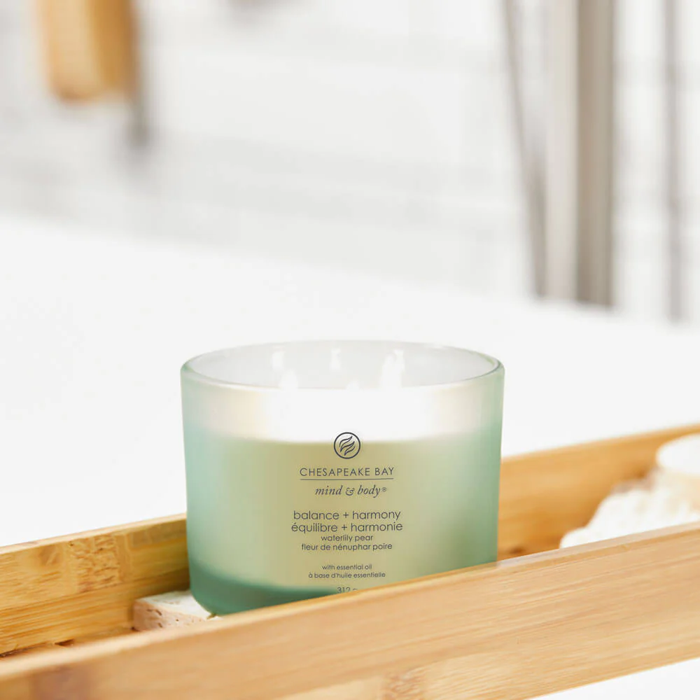 Chesapeake Bay - Candela a 3 stoppini Balance & Harmony (Waterlily Pear) - Image 2