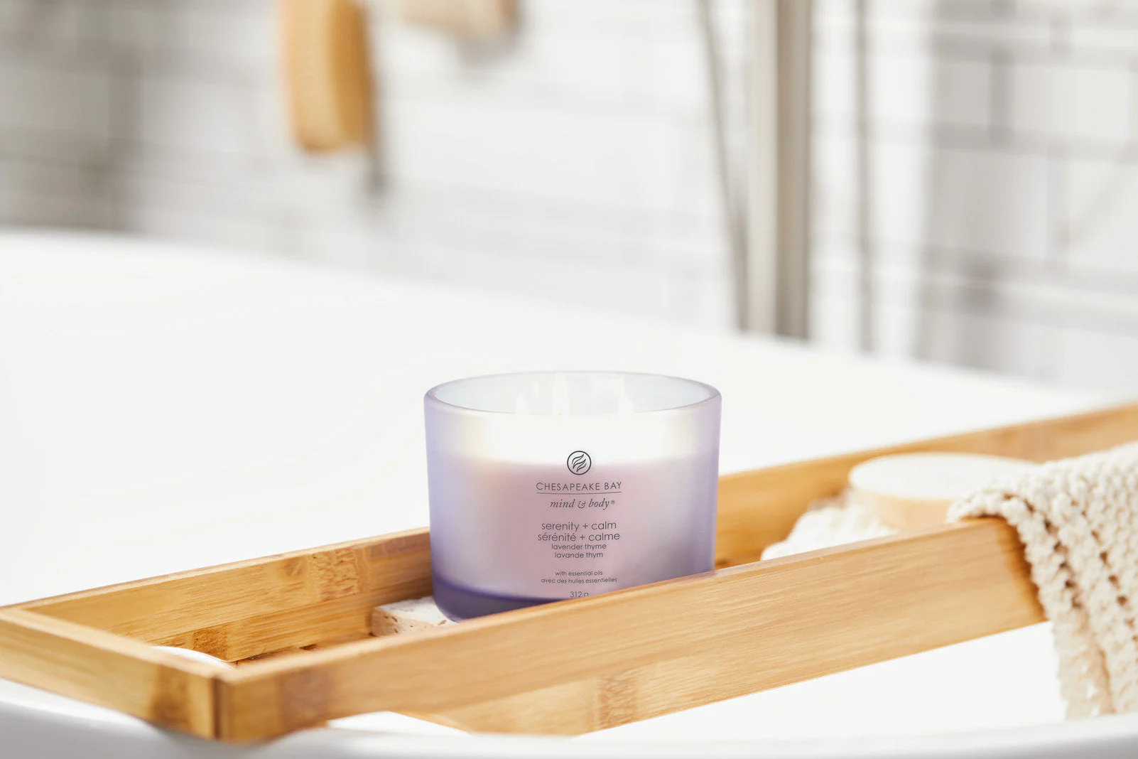 Chesapeake Bay - Candela a 3 stoppini Serenity & Calm (Lavender Thyme) - Image 4