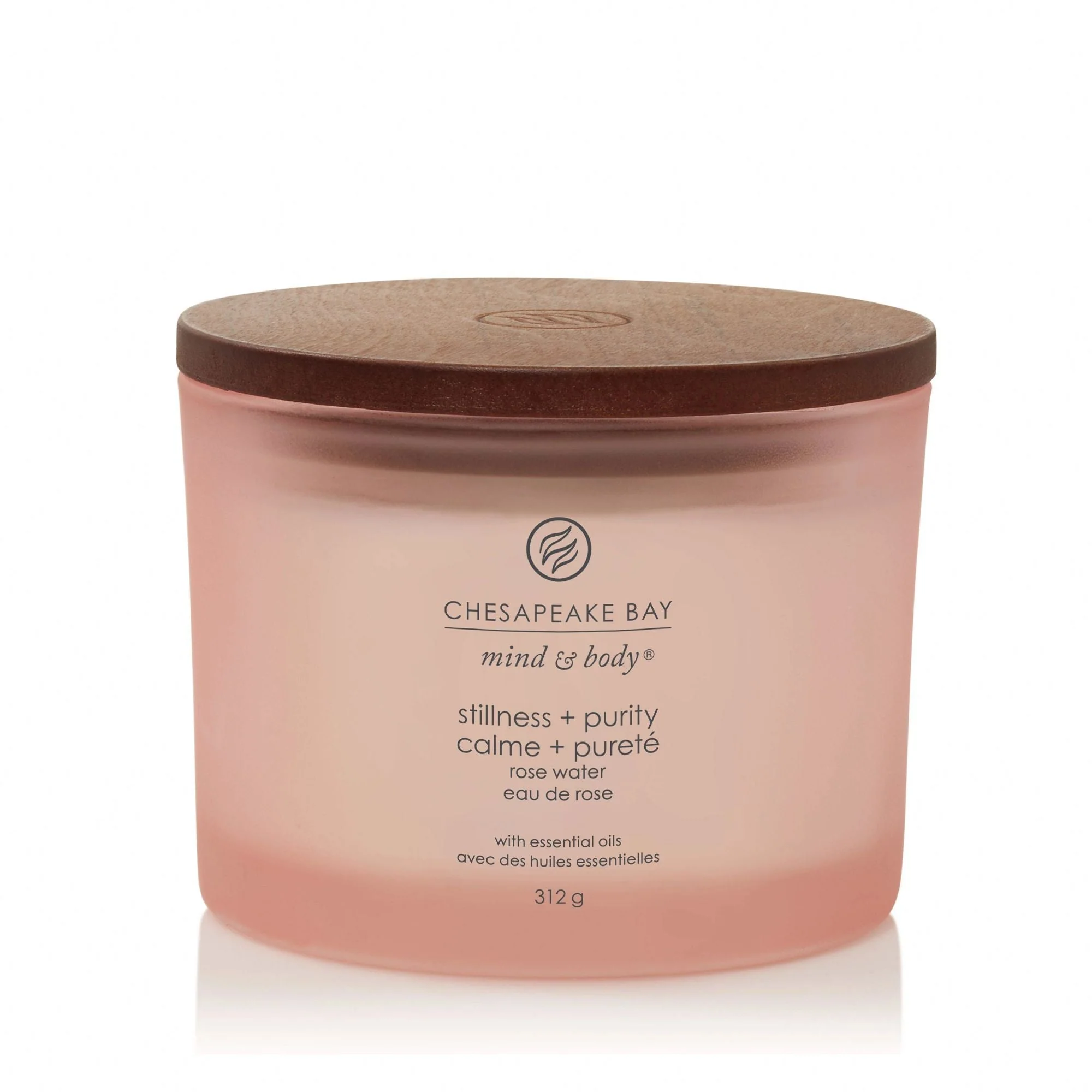 Chesapeake Bay - Candela a 3 stoppini Stillness & Purity (Rose Water)