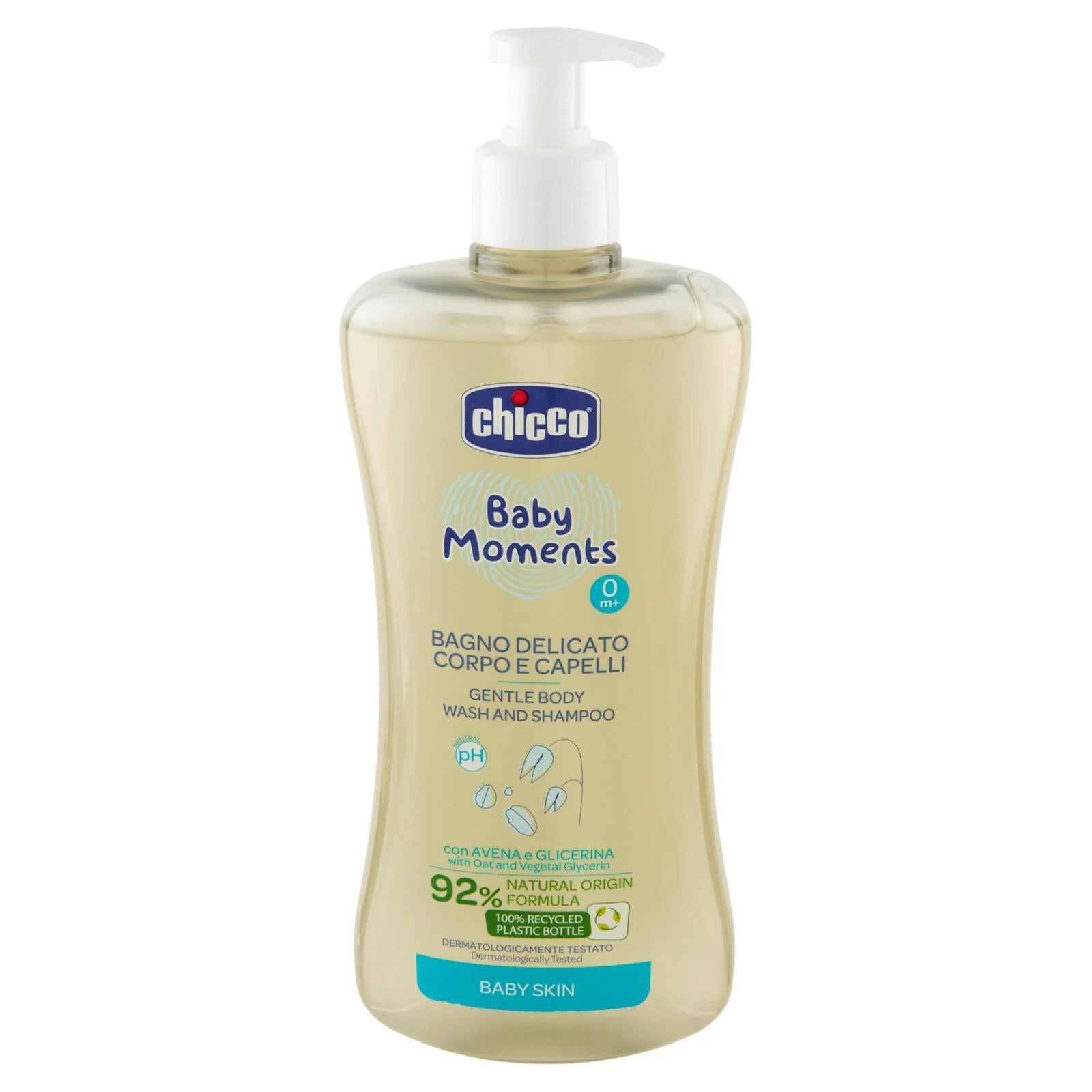 chicco Baby Moments Bagno Delicato Corpo e Capelli 0m+ 500 mL - Image 2