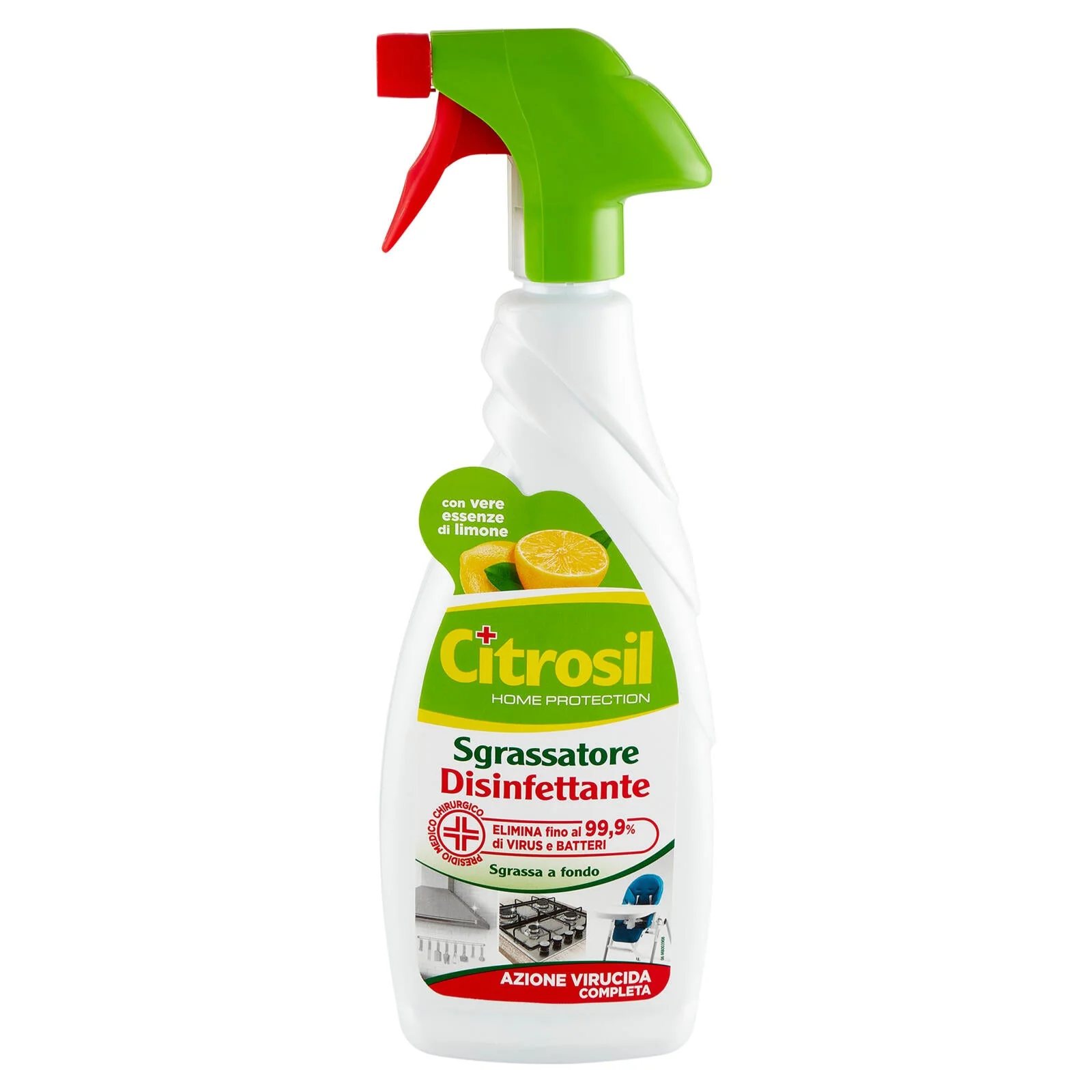 Citrosil Home Protection Sgrassatore Disinfettante con vere essenze di limone 650 ml - Image 2