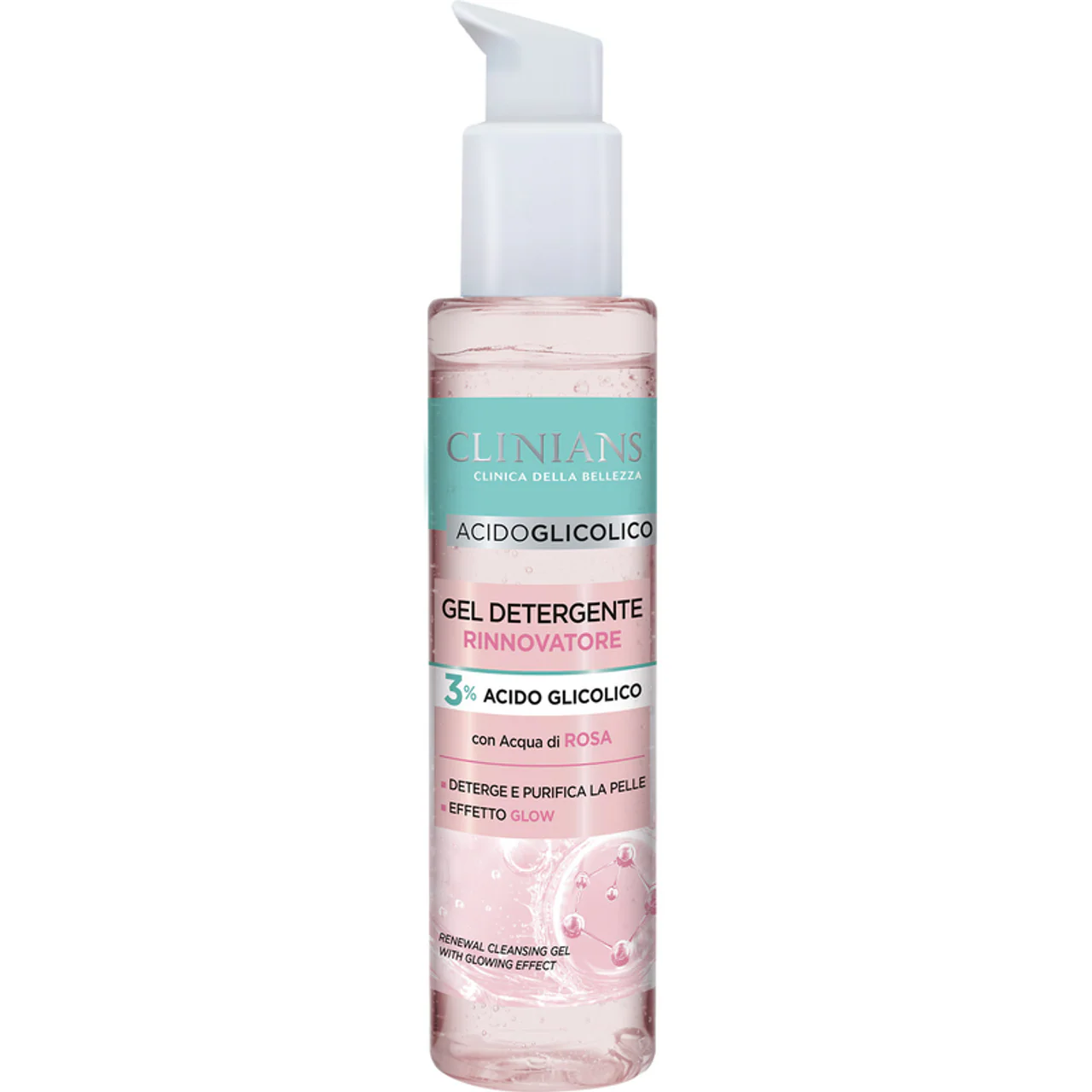 Clinians - Acido Glicolico Gel Detergente Rinnovatore Viso - 150 ml