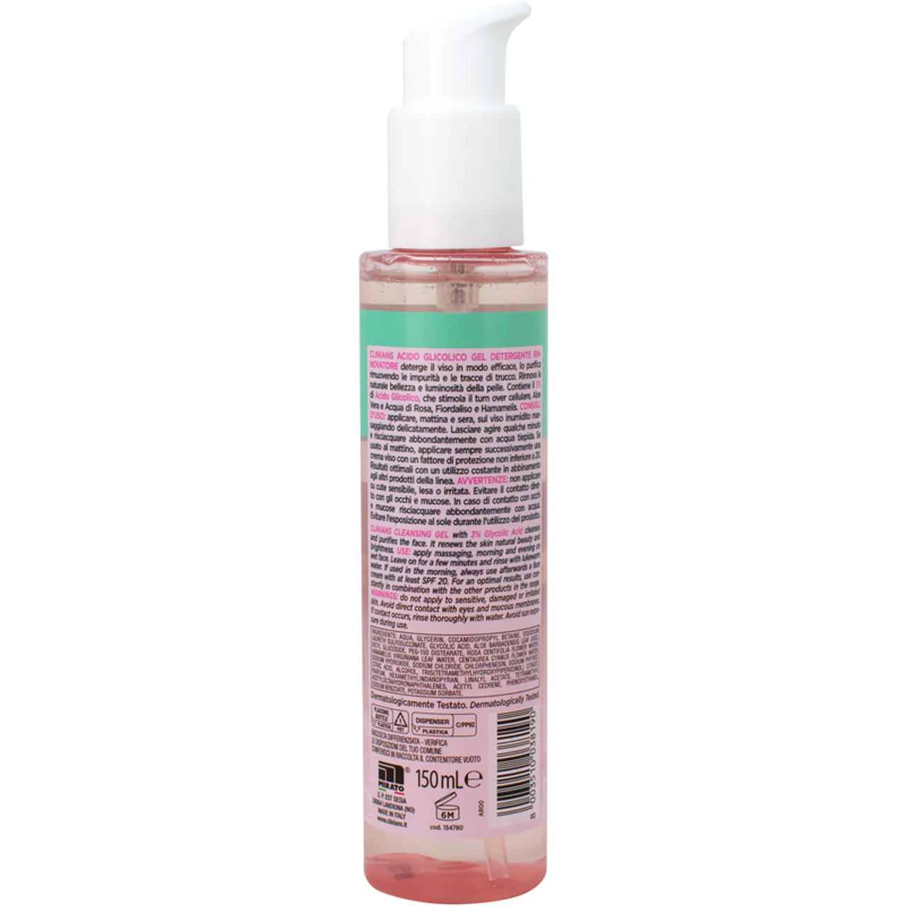 Clinians - Acido Glicolico Gel Detergente Rinnovatore Viso - 150 ml - Image 2