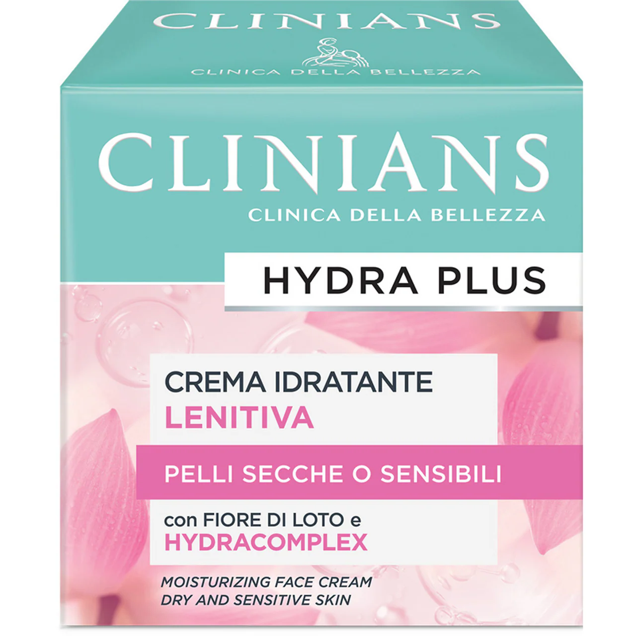 Clinians Hydra Plus Crema Idratante Lenitiva Pelli Secche o Sensibili 50 mL