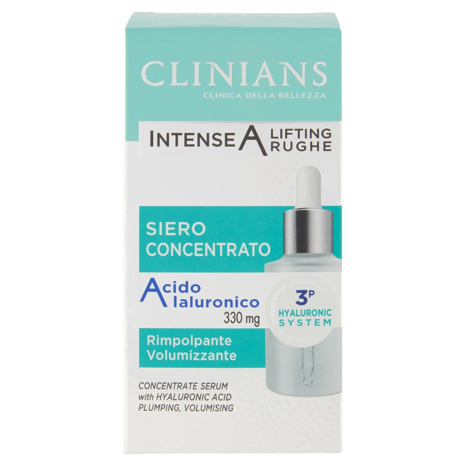 Clinians Intense A Lifting Rughe Siero Concentrato Acido Ialuronico 330 mg 30 mL - Image 2
