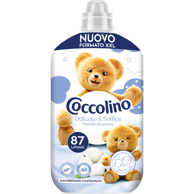 Coccolino Ammorbidente Delicato e Soffice Nuvola di Cotone 87 lav