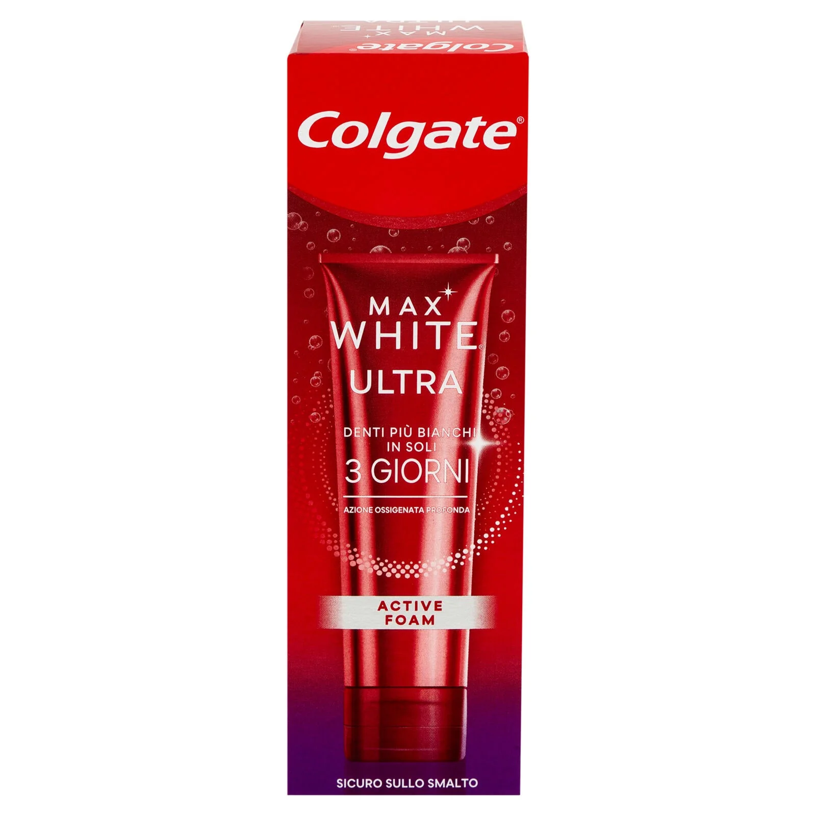 Colgate dentifricio sbiancante Max White Ultra Active Foam 50 ml - Image 2