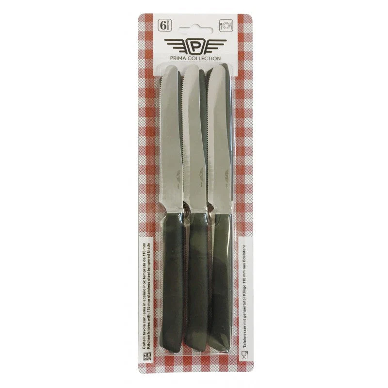 COLTELLI  DA TAVOLA PRIMA COLLECTION  - 6 pezzi