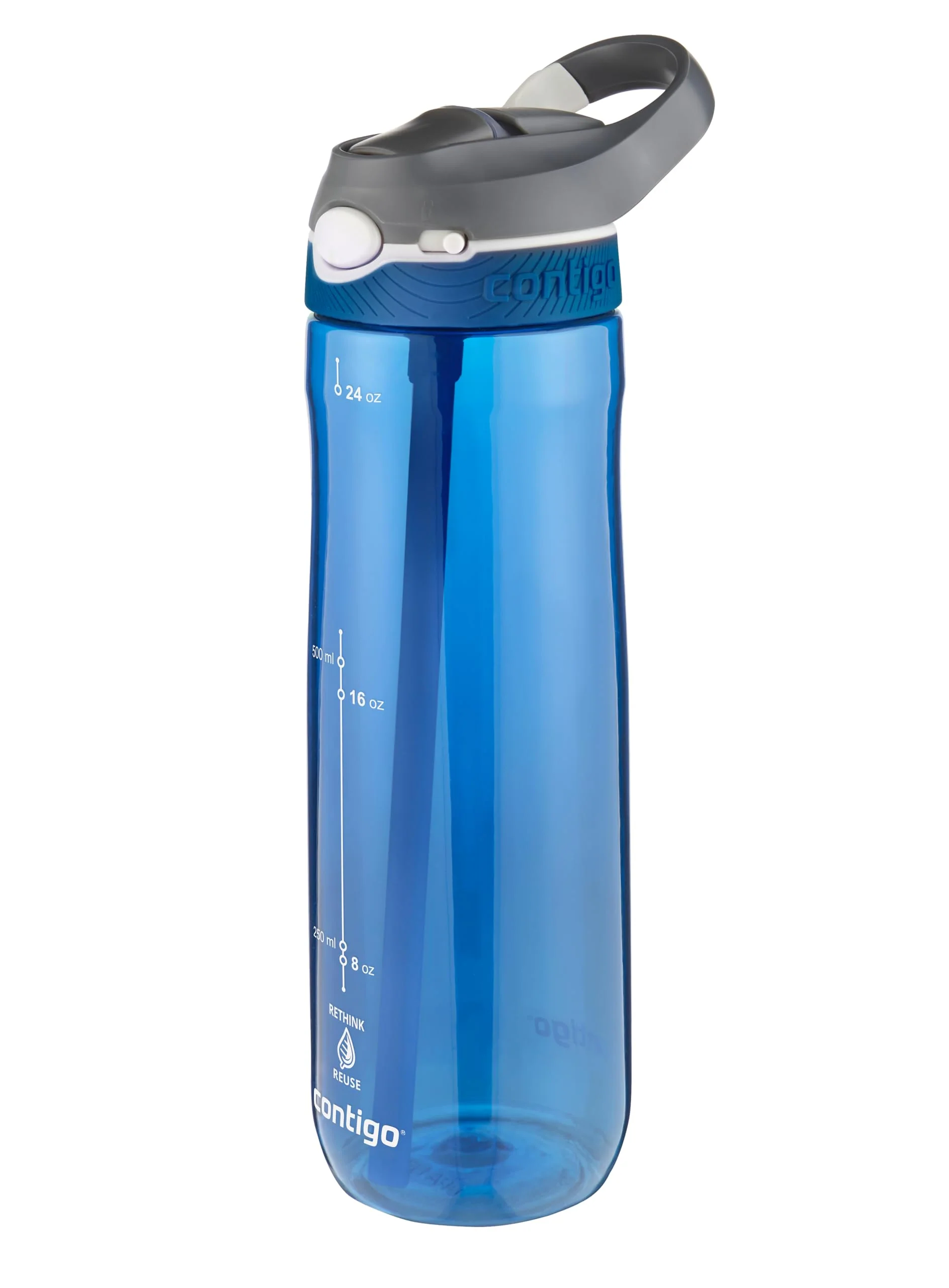 Contigo Ashland Autospout Bottiglia acqua con cannuccia, 720 ml senza BPA, Borraccia sportiva a prova di perdite, Ottima per la scuola, la palestra, la bicicletta - Image 4