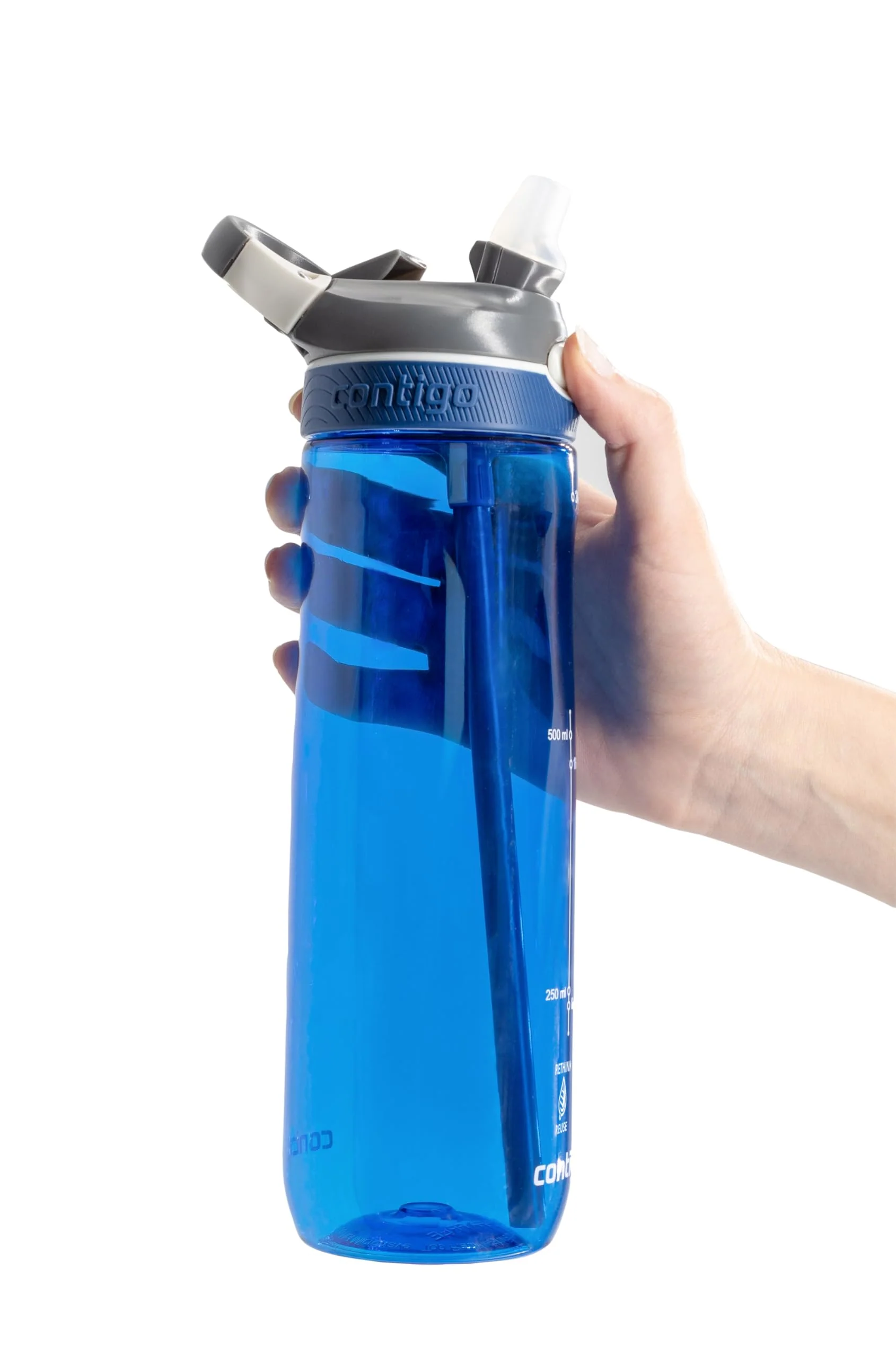 Contigo Ashland Autospout Bottiglia acqua con cannuccia, 720 ml senza BPA, Borraccia sportiva a prova di perdite, Ottima per la scuola, la palestra, la bicicletta - Image 6