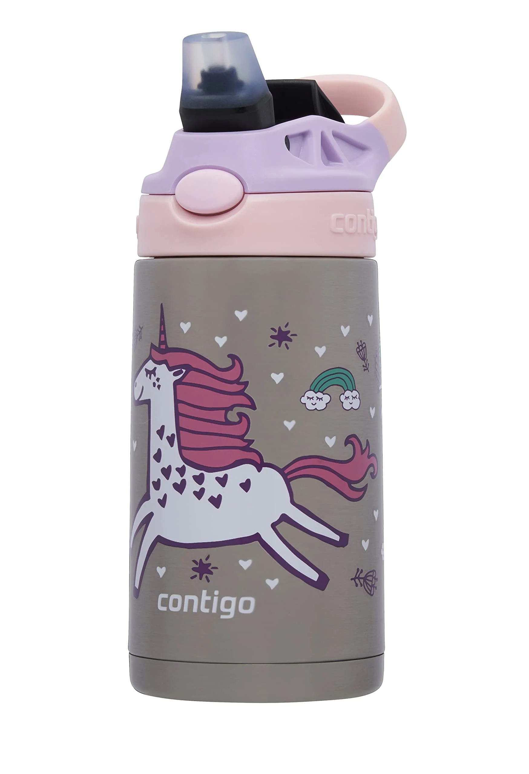 Contigo Borraccia per Bambini Facile da Pulire con Cannuccia, Borraccia in Acciaio Inossidabile Senza BPA, 100% a Prova di perdite, Facile da Pulire, Ideale per l'asilo Nido - Image 8