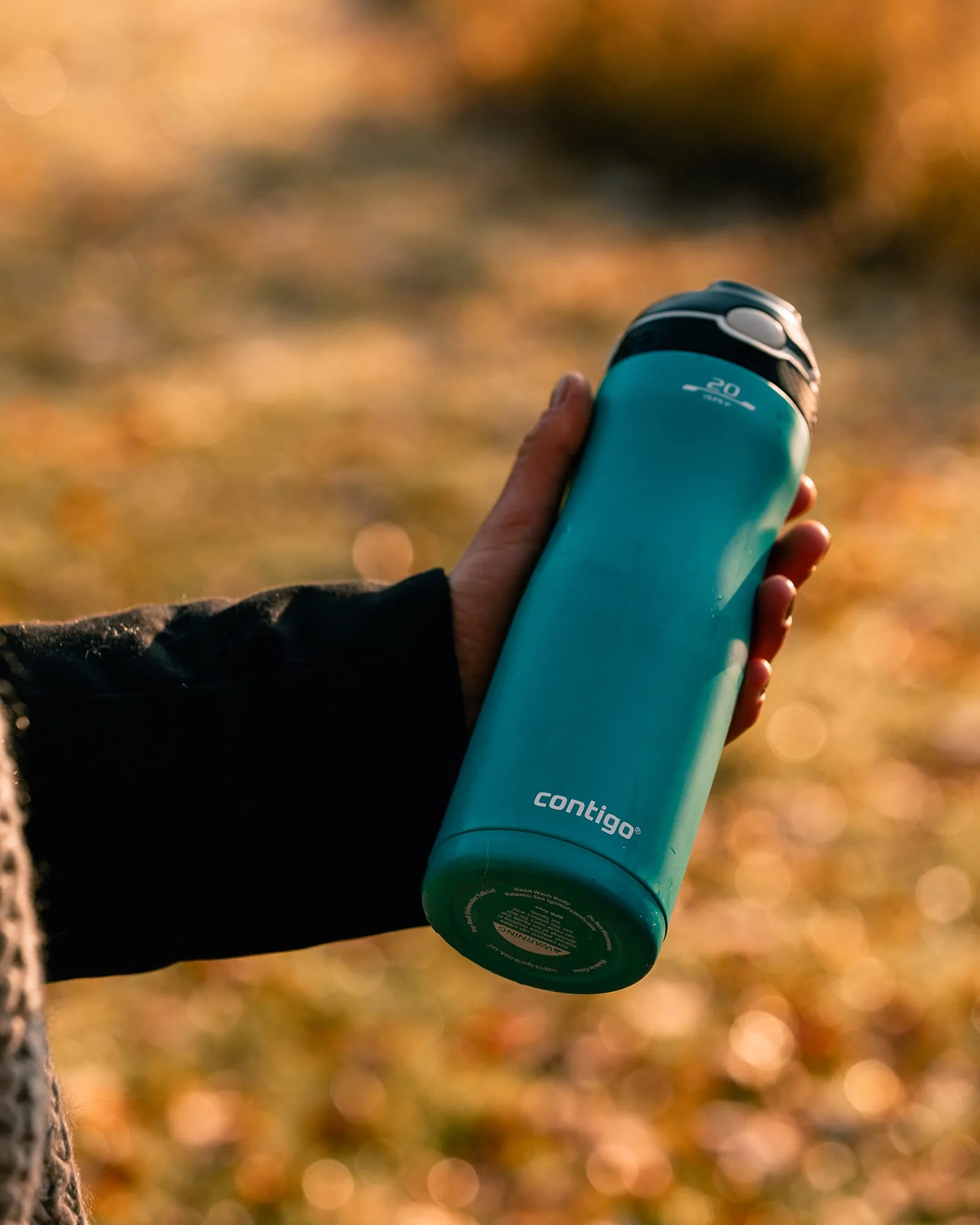 Contigo Bottiglia Acqua Ashland Chill Autoseal, 590ml, Borraccia Termica in Acciaio Inossidabile, con Cannuccia, priva di BPA, Bottiglia da Palestra a Tenuta Stagna - Image 4