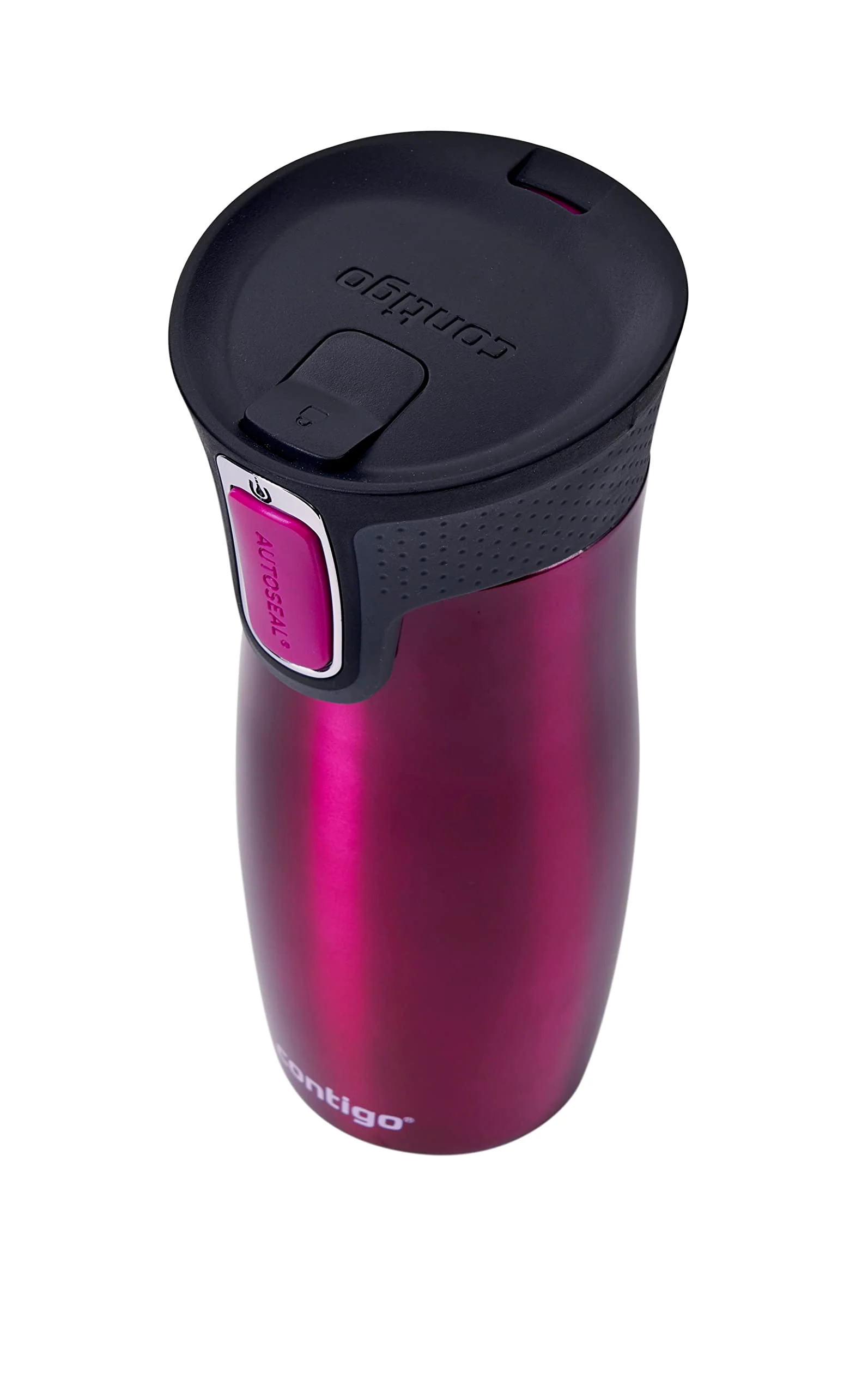 Contigo Tazza Termica West Loop Autoseal, Tazza Caffè da Viaggio in Acciaio Inossidabile, Contenitore Termico a Tenuta Stagna, con Coperchio Privo di BPA, 470ml, Rosa (Rasberry) - Image 3